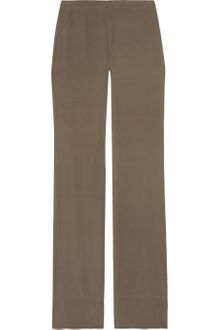T By Alexander Wang Silk Crepe De Chine Pants - Lyst
