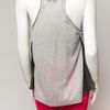 3.1 Phillip Lim Side Pleat Racerback Tank in Gray (grey) - Lyst