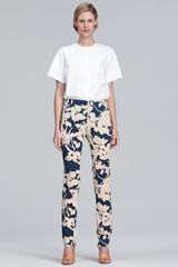 3.1 Phillip Lim Slim Floral Print Pants