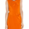 3.1 Phillip Lim Silk Crepe De Chine Wrapeffect Dress in Orange - Lyst