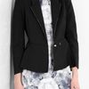 Acne Black Turner Raw Peplum Jacket in Black - Lyst