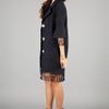 American Gold American Gold Holy Mountain Fringe Coat in Navy in Blue (gold) - Lyst
