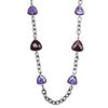 Anne Klein Purple Bead Long Necklace in Purple - Lyst