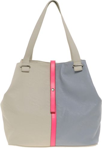 Asos Neon Stripe Hobo Bag - Lyst