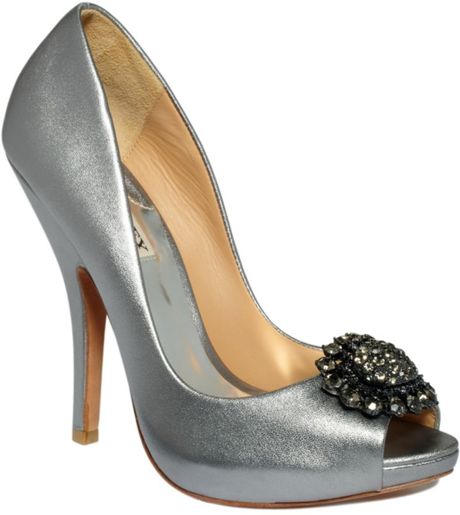 badgley mischka pewter