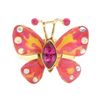 Betsey Johnson Butterfly Stretch Ring in Pink - Lyst