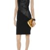 Black Halo Phoenix Jacquard and Twill Dress in Black - Lyst
