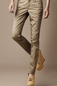 Burberry Brit Bayswater Sateen Skinny Jeans - Lyst