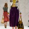 Burberry Prorsum Contrast Woven Sweater in Gray (chrome yellow) - Lyst