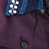 Burberry Prorsum Full Skirted Trench Coat in Purple - Lyst