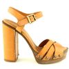 Chloé Criss Cross Platform Sandal in Brown - Lyst