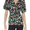 Diane Von Furstenberg Genevieve Printed Silkblend Top in Green - Lyst