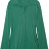 Diane Von Furstenberg Satin Blouse in Green - Lyst