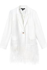 Elizabeth And James Drapey Feather James Blazer