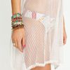 Free People Fishnet Beach Cover Up in White (ivory) - Lyst