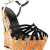 Giambattista Valli Tribal Print Wedge in Gold - Lyst