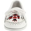 Minnetonka Minnetonka Womens Thunderbird Smooth Moccasin in White - Lyst