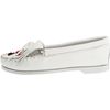 Minnetonka Minnetonka Womens Thunderbird Smooth Moccasin in White - Lyst
