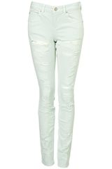 Moto Moto Grunge Ripped Skinny Jeans