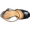 Nine West Secret Weapon Ankle Strap Sandal in Black (black/black leather) - Lyst