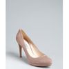 Prada Dusty Rose Suede Platform Pumps in Pink (rose) - Lyst