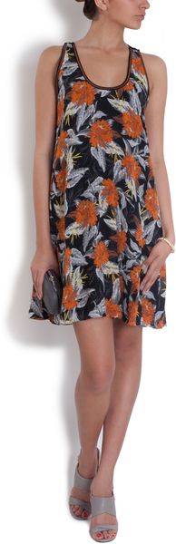 Proenza Schouler Hibiscus Print Tank Dress in Multicolor (hibiscus) - Lyst
