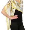 Roberto Cavalli Submarine Print Silk Chiffon in Yellow - Lyst