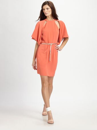 Sachin & Babi Cutout Belted Dress - Lyst