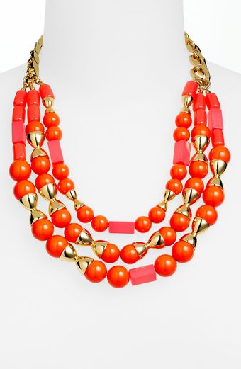  Perez Multistrand Statement Necklace 