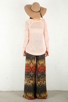 Twelfth Street by Cynthia Vincent Twelfth St By Cynthia Vincent Henley Sweater in Blush - Lyst