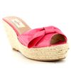 Valentino Rose Patent Wedge Slide in Pink (rose) - Lyst
