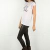 Wildfox Wildfox Love Sucks Ripped Rock Tee in Ghost Lavender in Purple (lavender) - Lyst