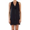 3.1 Phillip Lim Sleeveless Double Layer Dress with Zip Detail in Black - Lyst