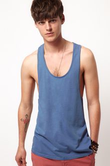 Asos Vest with Extreme Racer Back - Lyst