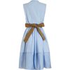 Balenciaga Belted Dress in Blue (sky) - Lyst