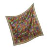 Fendi Sequins Print Zucca Logo Square Scarf in Multicolor - Lyst