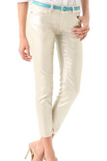 Just Cavalli Metallic Skinny Jeans - Lyst