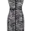 Karen Millen Archive Zebra Print Panelled Dress in Gray (multi-coloured) - Lyst