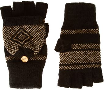 Love Asos Birdseye Hood Fingerless Gloves - Lyst