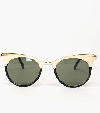Nasty Gal Metal Head Shades - Lyst