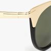 Nasty Gal Metal Head Shades in Gold (black) - Lyst