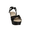 Pied A Terre Lesia Flatform Wedge Sandals in Black - Lyst