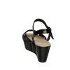 Pied A Terre Lesia Flatform Wedge Sandals in Black - Lyst