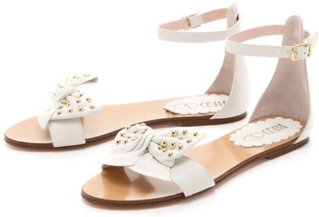 valentino flats with bow
