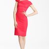 Valentino Fine Wool Bow Dress in Pink (coral) - Lyst