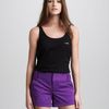 Alice + Olivia Cady Cuffed Shorts Purple in Purple - Lyst