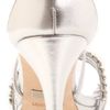 Badgley Mischka Gelsey Platform Sandal in Silver (silver leather) - Lyst