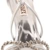 Badgley Mischka Gelsey Platform Sandal in Silver (silver leather) - Lyst