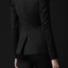 Burberry Prorsum Virgin Wool Puff Shoulder Jacket in Black - Lyst