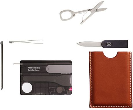 Hermes Swiss Card in Gray (steel) - Lyst
